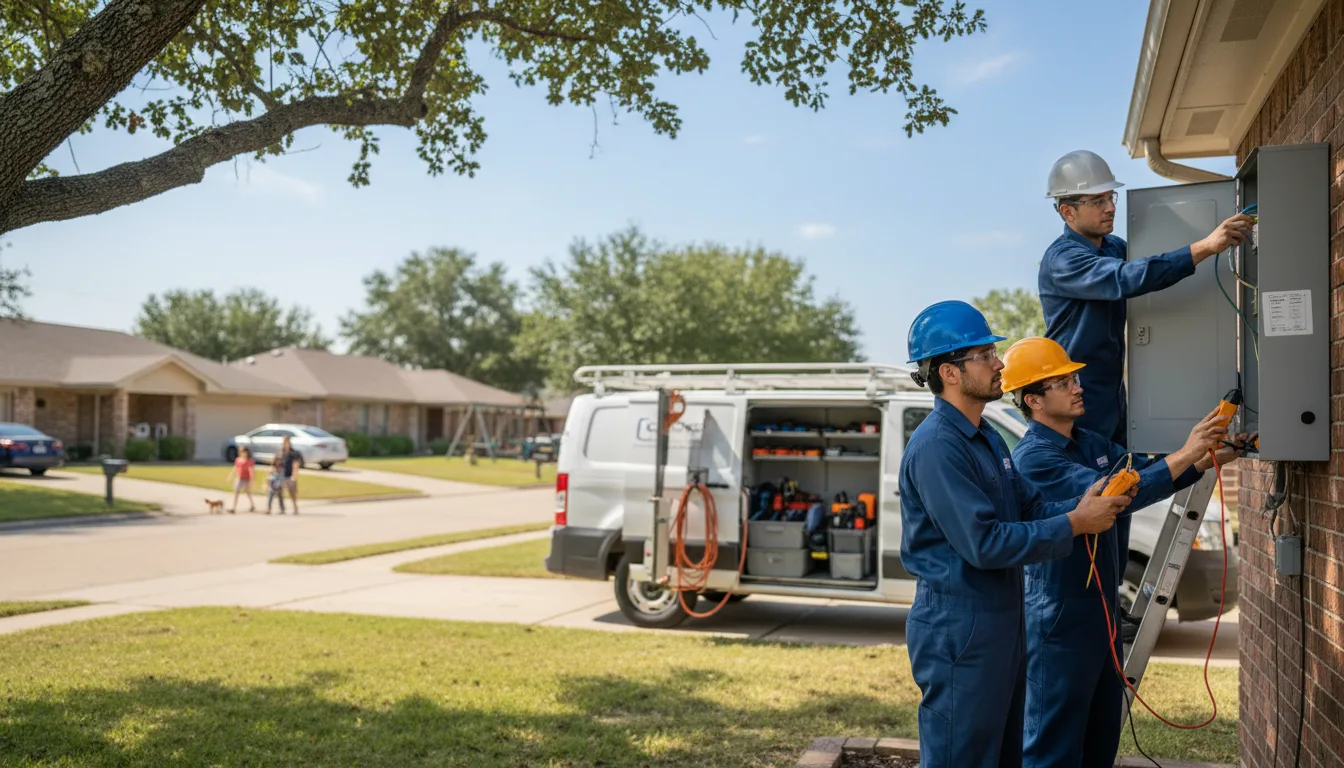 Certified electrician providing emergency electrical services in Roxie, MS